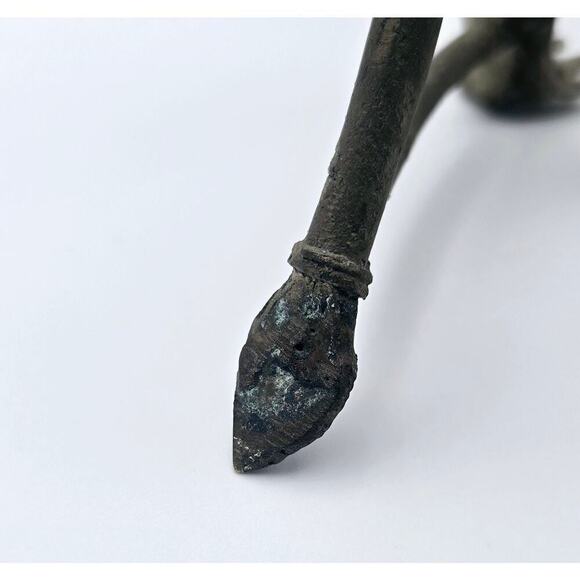 VTG African Rare Vintage Bronze Benin Tiger/Warthog Sculpture - Picture 7 of 15